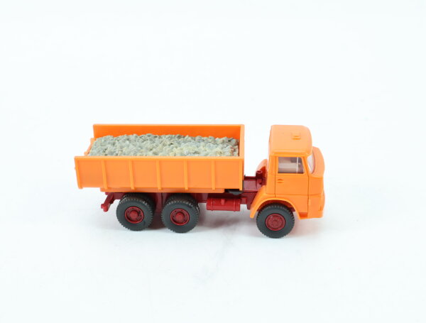 Wiking H0 1150/1E Modellauto LKW Schuttwagen Henschel rotorange rot 1:87