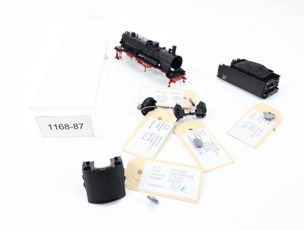 E1641 Fleischmann H0 87 1168 Prototyp Handmuster Gehäuse Dampflok 037 711-8 DB