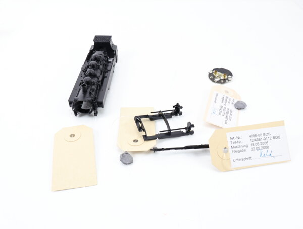 E1641 Fleischmann H0 80 4086 Prototyp Handmuster Gehäuse Dampflok BR 86.501 ÖGEG