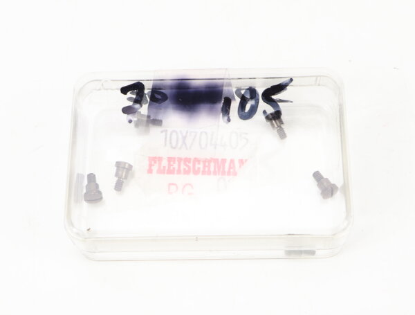 E1641 Fleischmann H0 730009 6x Ersatzteil Ansatzschraube M2 L=6,7 mm
