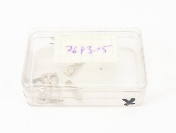 E1641 Fleischmann H0 764315 6x Ersatzteil Andruckfeder für Radsatz 4098