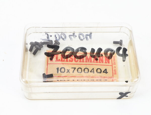 E1641 Fleischmann H0 700404 7x Ersatzteil Zylinderschraube M2x4 mm