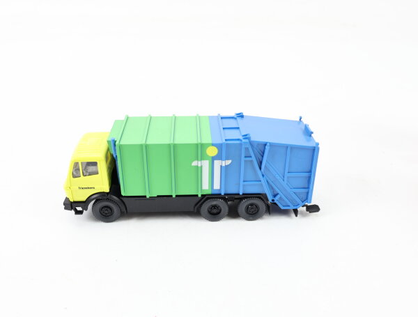 Wiking H0 Modellauto Werbemodell Pressmüllwagen MB Trienekens 1:87