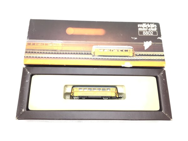 Märklin mini-club Spur Z 8802 Dieseltriebzug Schienenreinigungswagen DB