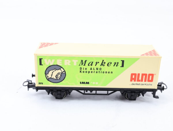 Märklin H0 Güterwagen Containerwagen "Wertmarken Alno IMM´98" / MHI