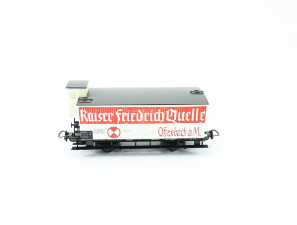 Piko H0 54209 ged. Güterwagen mit Bremserhaus "Kaiser Friedrich Quelle" 600236