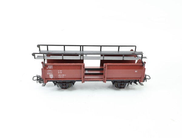 Märklin H0 4612 Güterwagen Autotransportwagen unbeladen 433 2 001-7 DB braun