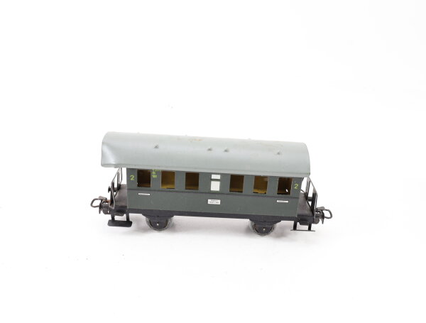 Märklin H0 327/1 4000 Personenwagen Donnerbüchse Bi 2. Klasse grün / Blech 1:87