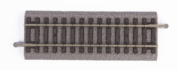 Piko H0 55403 1x A-Gleis gerade mit Bettung mit Bettung G 115 mm
