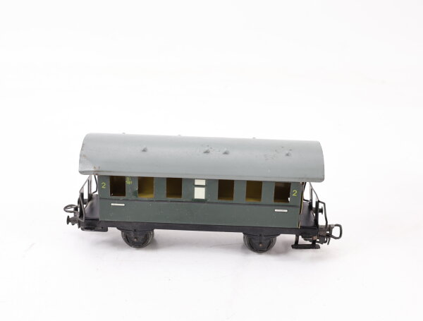 Märklin H0 327/1 4000 Personenwagen Donnerbüchse Bi 2. Klasse grün / Blech 1:87