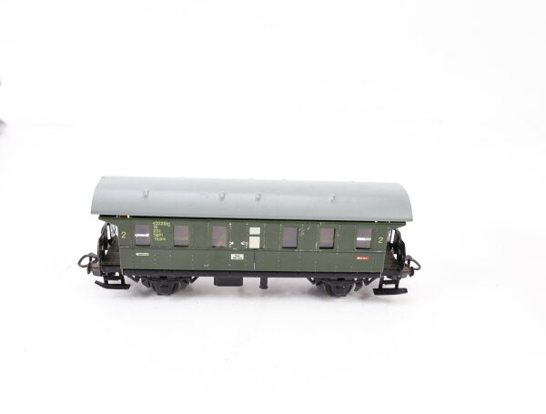 Märklin H0 4002 Personenwagen Donnerbüchse 2. Klasse Bi grün / Blech Licht