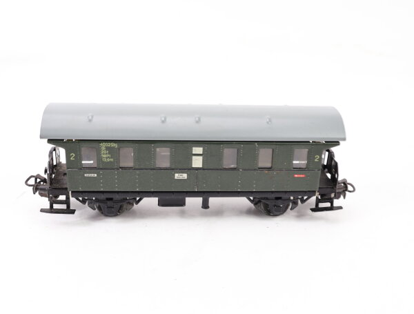 Märklin H0 4002 Personenwagen Donnerbüchse 2. Klasse Bi grün / Blech Licht
