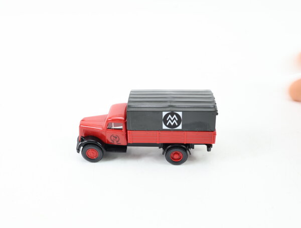 Wiking H0 0840 06 Modellauto Pritsche LKW Opel Blitz MM 70 Jahre 1:87