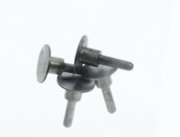 E1641 Fleischmann H0 754015 4x Ersatzteil Puffer flach - schwarz vernickelt