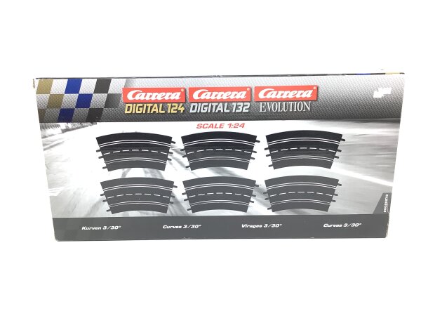 Carrera Digital 132 / 124 / Evolution 20020573 Fahrbahn Kurve 6-tlg. 1:24