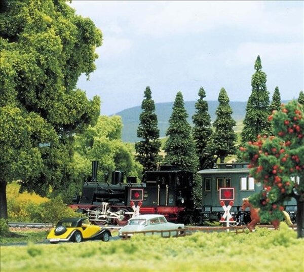 Busch H0 5903 Warnblinkanlage für Bahnübergang m. elektronische Blinkschaltung