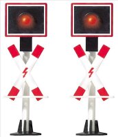 Busch H0 5911 Andreaskreuz Warnblinker Ergänzung-Set...