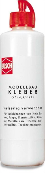 Busch 7599 Modellbaukleber Klebstoff 250g passend zu Farbpulver 7595
