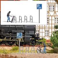 Busch H0 7950 Action Set: Fahrradklau mit Figur &...