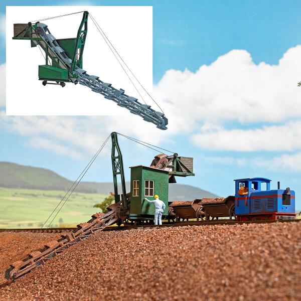 Busch H0 12379 Modellauto-Bausatz Eimerkettenbagger Baufahrzeug 1:87