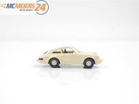 E73 Wiking H0 Modellauto 459/4 PKW Porsche 911 Coupé creme 1:87