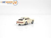 E73 Wiking H0 Modellauto 459/4 PKW Porsche 911 Coupé creme 1:87