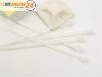 Kabelbinder-Set 10-tlg. Montagesockel Klebesockel 29 x 29 mm E488