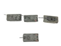 Roco minitanks H0 819 4x Militärfahrzeug schwerer Kampfpanzer Leopard 2A4  1:87