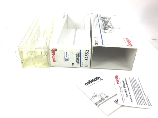 Märklin H0 34352 Leerkarton OVP für Elektrolok "100 Jahre DB Museum Nürnberg"
