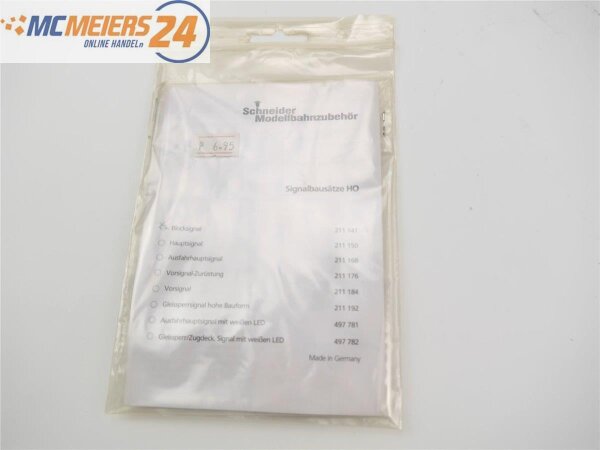 Schneider H0 211 141 Signal Bausatz Blocksignal LED E488