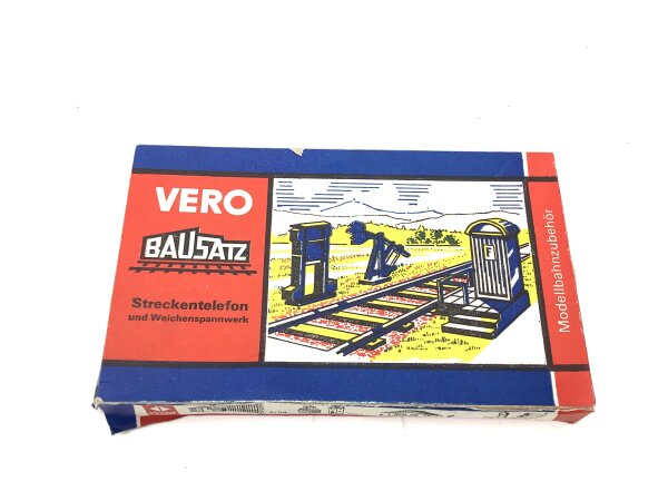 Vero H0 160/00760 Gebäude-Bausatz Streckentelefon und Weichenspannwerk 1:87