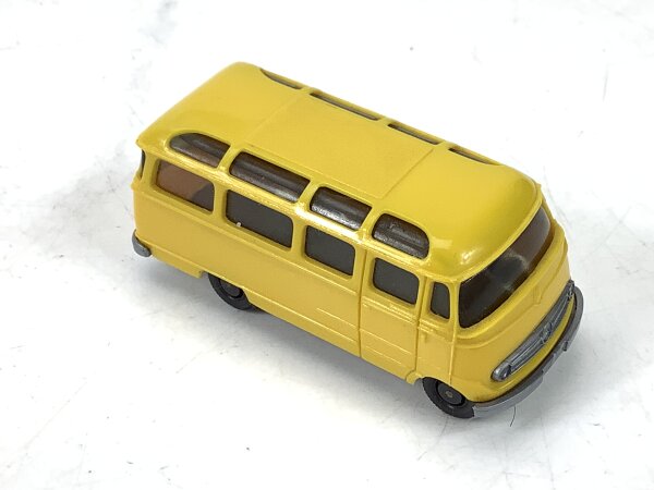 Wiking H0 401/1B Modellauto Bus MB L 319 gelb ~ silbern 1:87