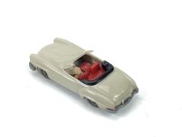 Wiking H0 386/1C Modellauto PKW Mercedes 190 SL Cabrio hellgelbgrau ~ 1:87