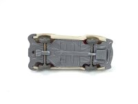 Wiking H0 386/1C Modellauto PKW Mercedes 190 SL Cabrio hellgelbgrau ~ 1:87