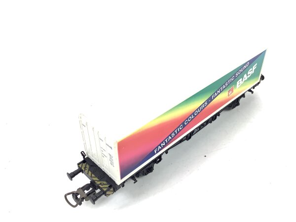 Fleischmann H0 5238 Güterwagen Containerwagen "BASF" 440 6 286-5 Lgjs598 DB NEM