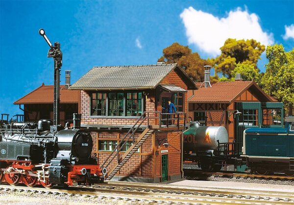 Faller H0 120120 Gebäude-Bausatz Stellwerk Mittelstadt