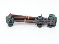 Wiking H0 725/3 Modellauto LKW Langholztransporter MB 1317 patinagrün 1:87