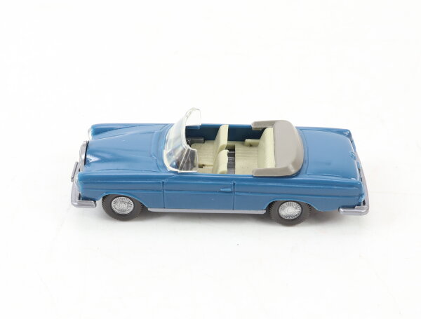 Wiking H0 382/4B Modellauto PKW Mercedes 280 SE Cabrio azurblau 1:87