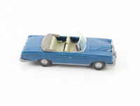 Wiking H0 382/4B Modellauto PKW Mercedes 280 SE Cabrio azurblau 1:87