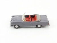 Wiking H0 382/1A Modellauto PKW Mercedes 280 SE Cabrio basaltgrau 1:87
