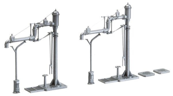 Faller H0 120137 2 Gelenk-Wasserkräne Gebäude-Bausatz Bahnbetriebswerk