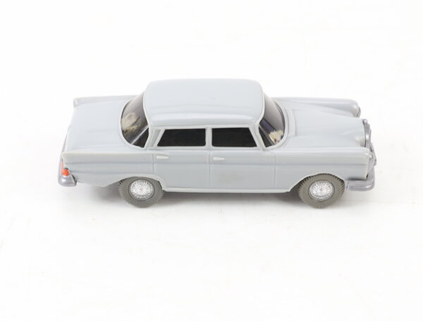 Wiking H0 378/1D Modellauto PKW Mercedes 220 Heckflosse silbergrau 1:87