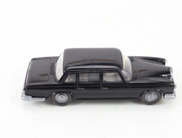 Wiking H0 380/1C Modellauto PKW Mercedes 600 schwarz 1:87