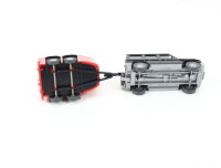 Wiking H0 Modellauto Werbemodell PKW MB 230 mit Pferdetransporter Westfalia 1:87