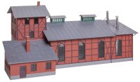 Faller H0 120161 Gebäude-Bausatz Lokschuppen,...