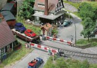 Faller H0 120172 Beschrankter Bahnübergang
