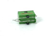 Wiking H0 656 02 20 Modellauto Anhänger Bauwagen WIMO Bau grün 1:87