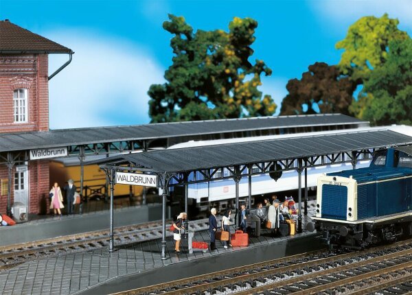Faller H0 120204 Gebäude-Bausatz Bahnsteig 2-tlg. 1:87