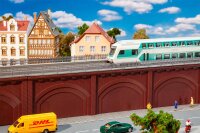 Faller H0 120573 Arkaden mit Gleisbett Stützmauer Hochbahntrasse Bausatz 1:87