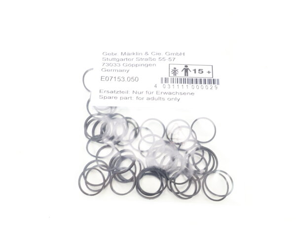 Märklin H0 7153 Haftreifen Haftringe ø 11 mm (220530) 1:87 (50 Stück)